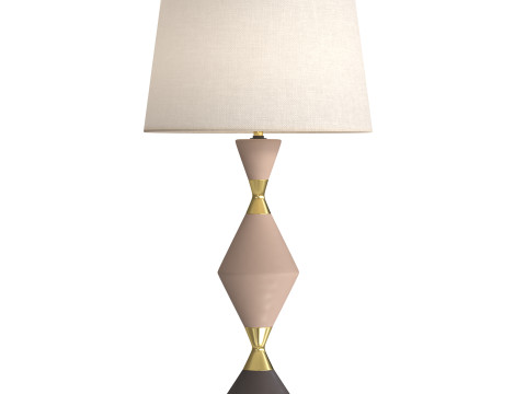Gerald Thurston Hourglass Lamps 1950s 3D Model
