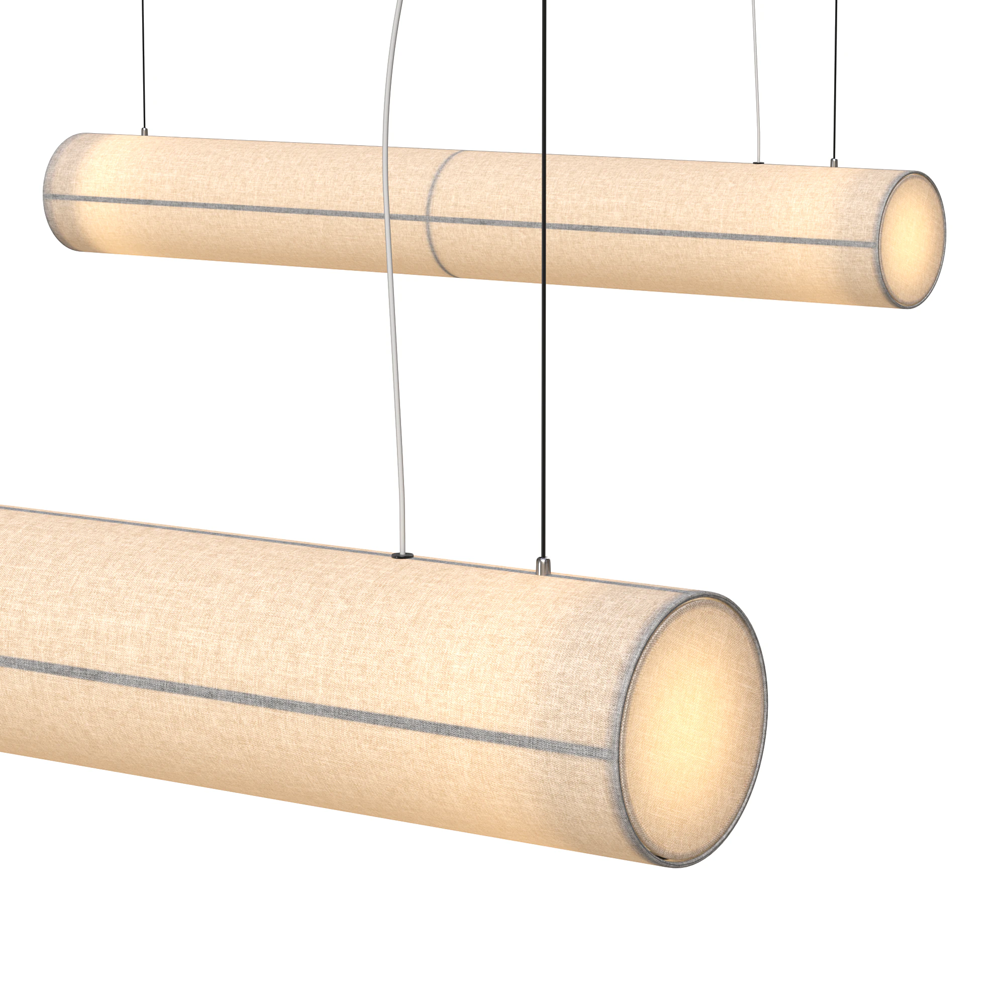 Hashira Linear Pendant Lamp Raw 3D Model .c4d .max .obj .3ds .fbx .stl .blend 