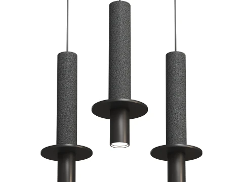 Luz Meta Preto R3 Modelo 3D