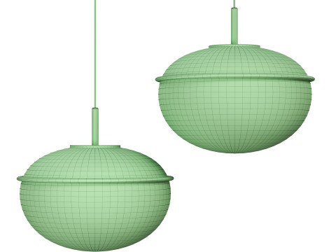 Pump pendant lamp 3D 模型