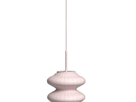 Tubular Pendant Light 3D Model