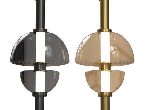 Aurora Luminosity Pendant Lamp 3D Model