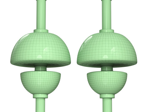 Aurora Luminosity Pendant Lamp 3D Model