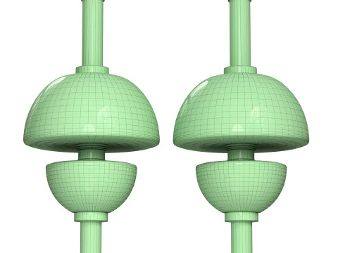 Aurora Luminosity Pendant Lamp 3D Model