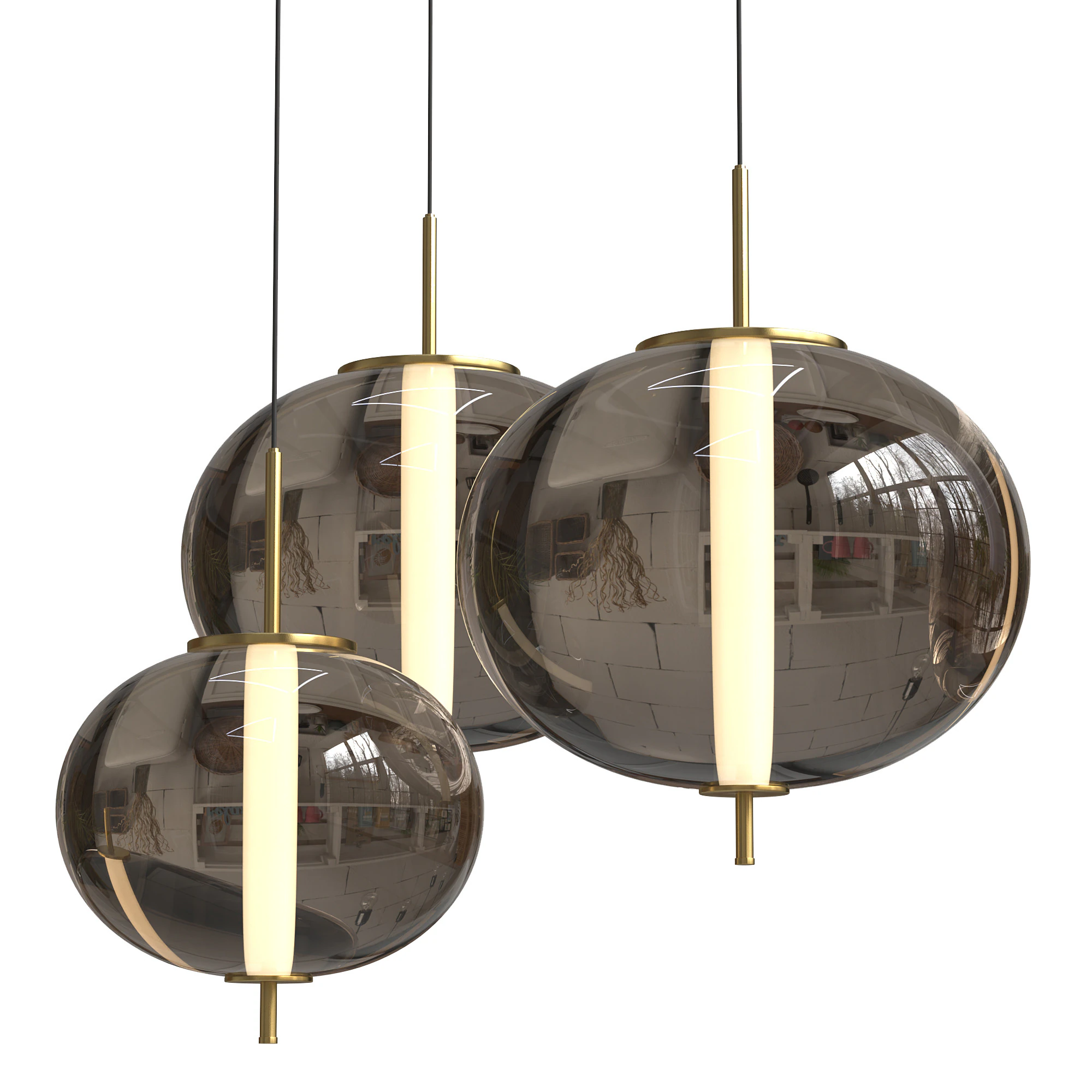 Casamilano Queen Lamp 3D Model .c4d .max .obj .3ds .fbx .stl .blend