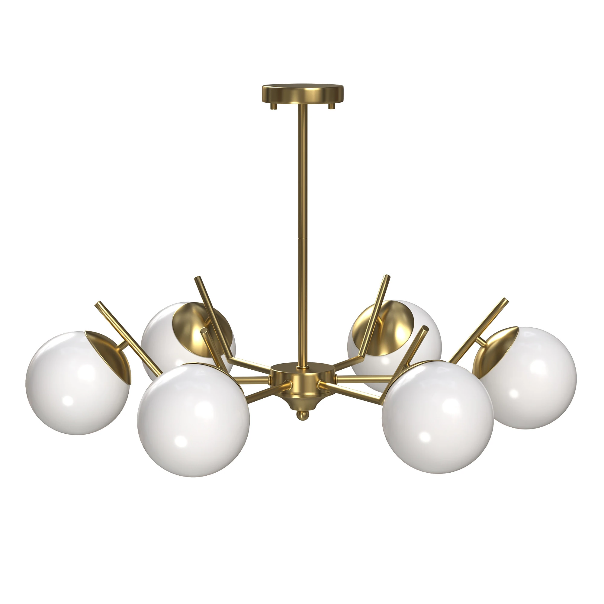 Chandelier Moonrock 3D Model .c4d .max .obj .3ds .fbx .stl .blend