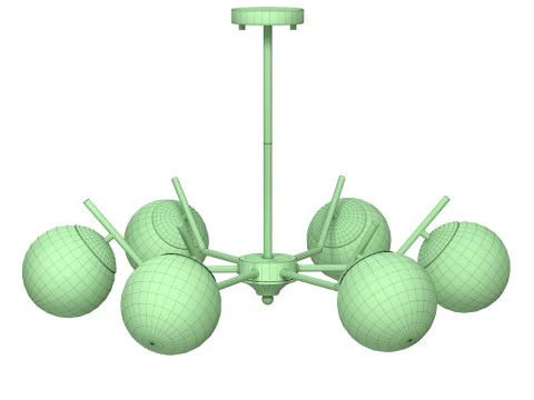 Chandelier Moonrock 3D Model