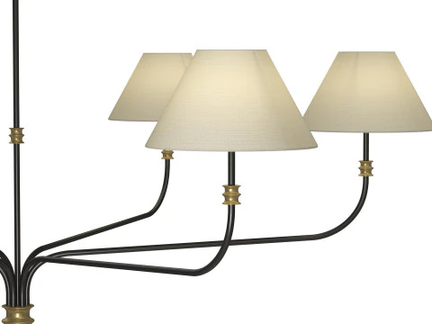 Collins Round Chandelier 3D Model