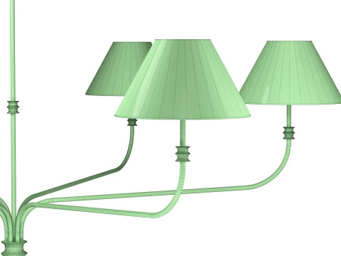 Collins Round Chandelier 3D Model