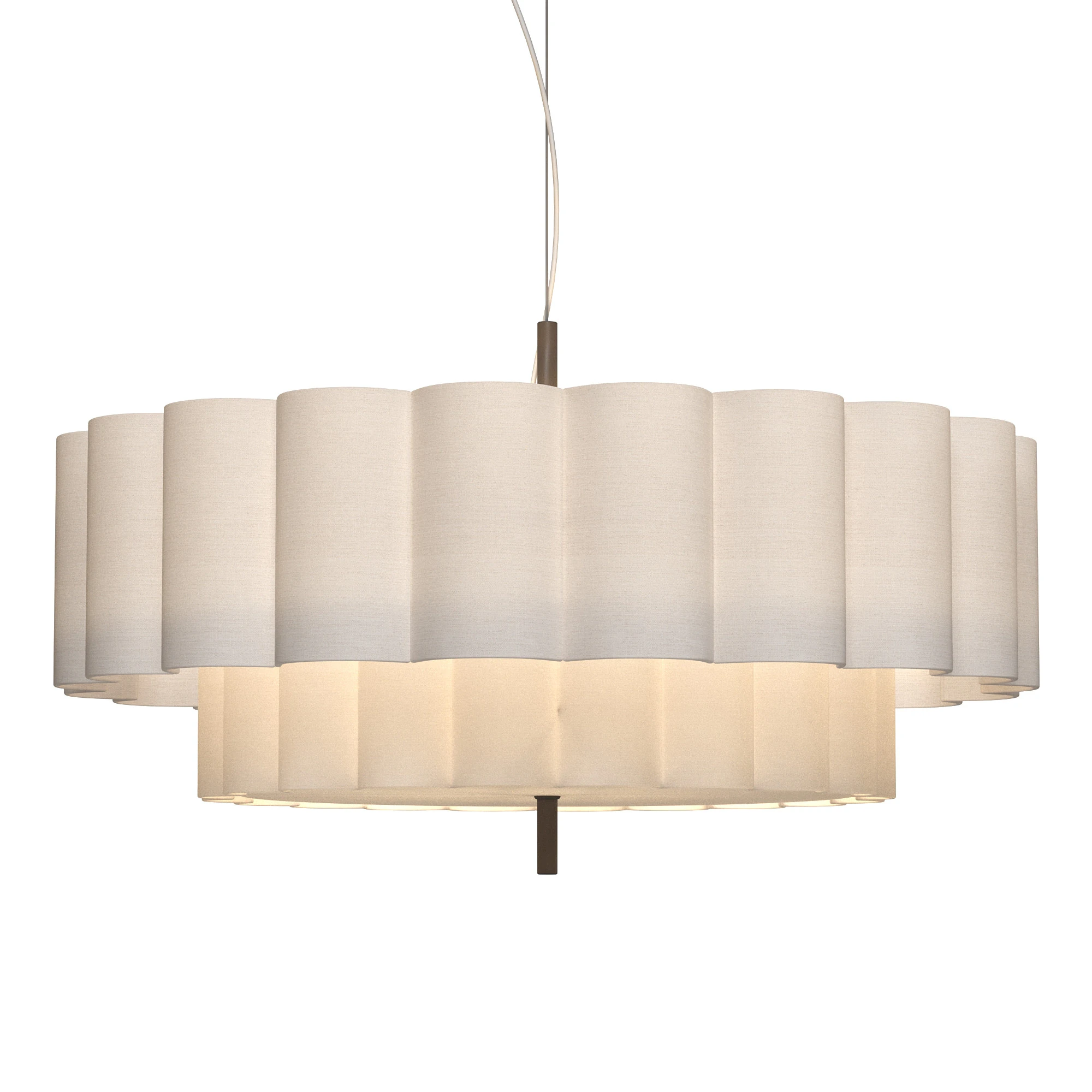Folia Pendant Lamp 3D Model .c4d .max .obj .3ds .fbx .stl .blend