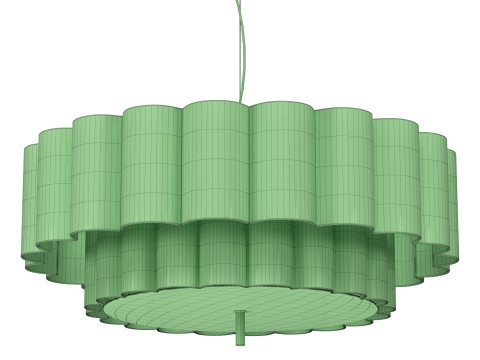 Folia Pendant Lamp 3D Модель