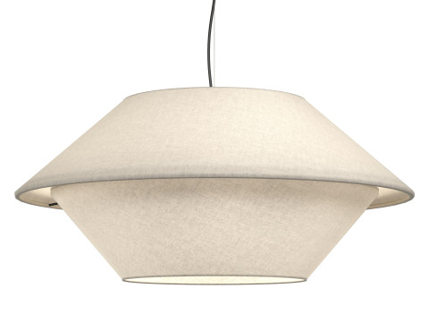 Mccarthy Pendant - Beige Linen 3D मॉडल