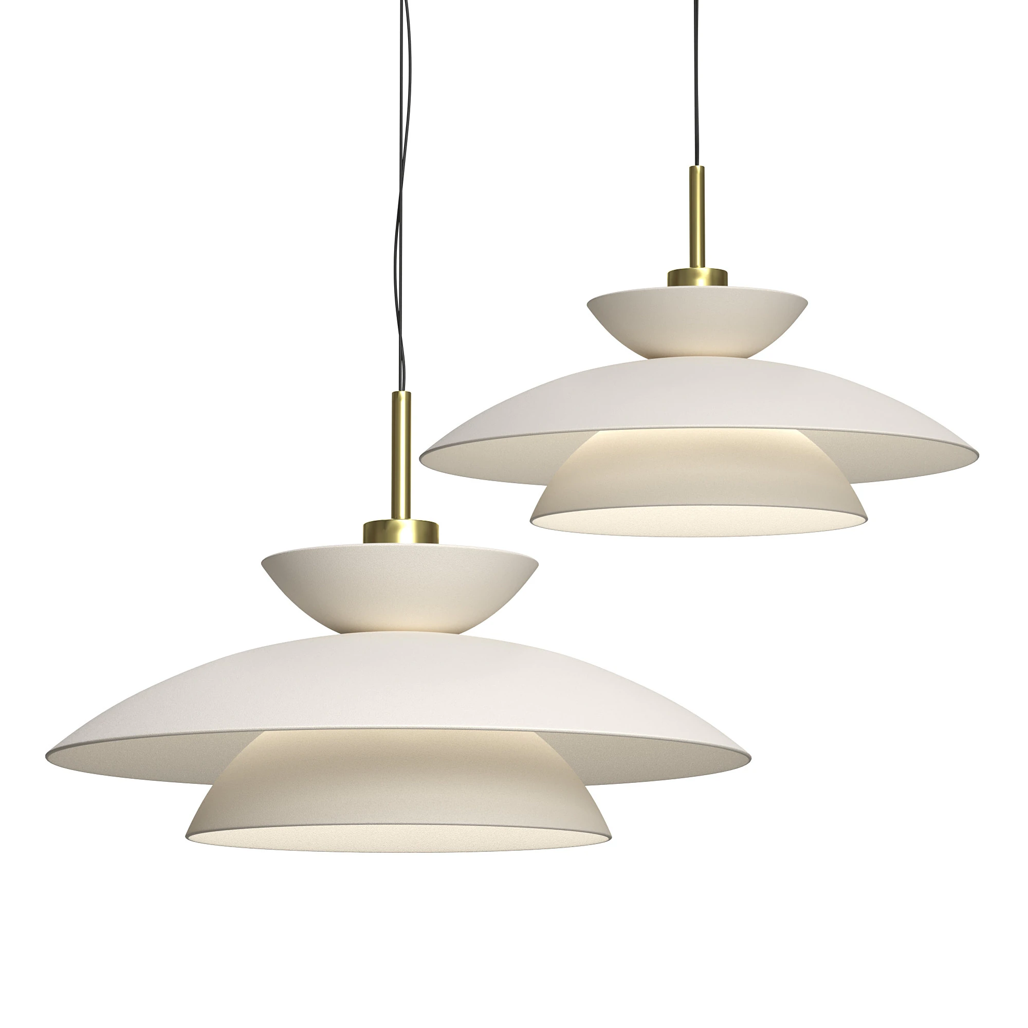 Miloox Kloe Pendant Lamp 3D Model .c4d .max .obj .3ds .fbx .stl .blend 