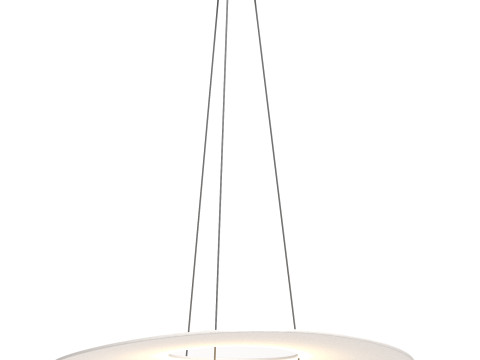 Modern Round LED Pendant 3D Model