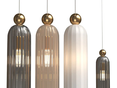 Pendelleuchte Antik 3D Modell