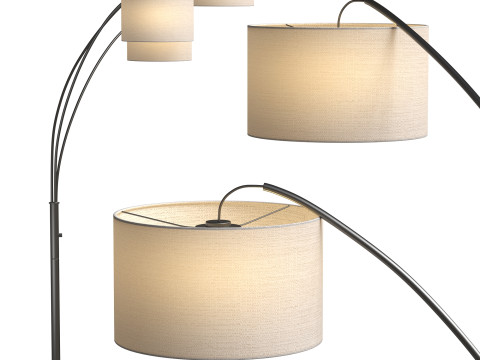 Waukena Tree Floor Lamp 3Dモデル