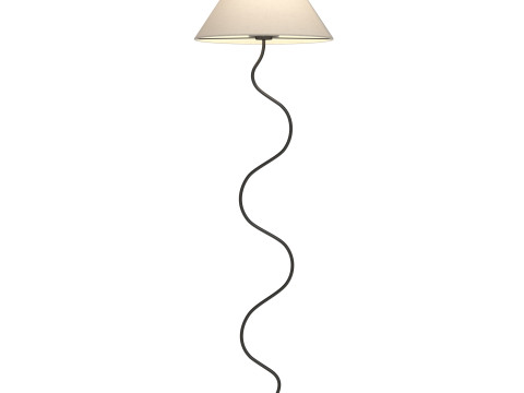 Zigzag Floor Lamp Modello 3D
