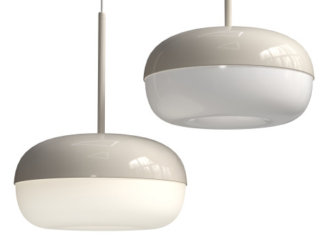 BLSVERK Beige Pendant Lamp 3Dモデル