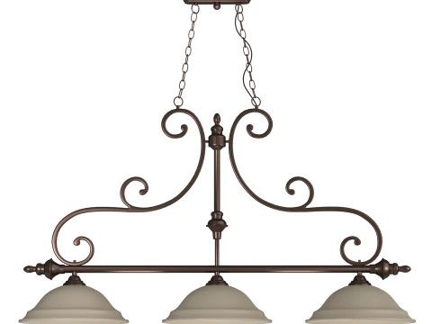 Chandler 3 Light Island Bronze 3D Model