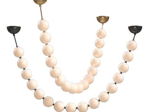 Collier De Perles Chandelier Model 3D