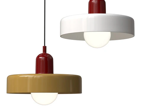 Disc Orb Pendant Light 3D Model