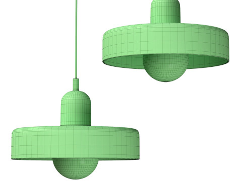 Disc Orb Pendant Light 3Dモデル