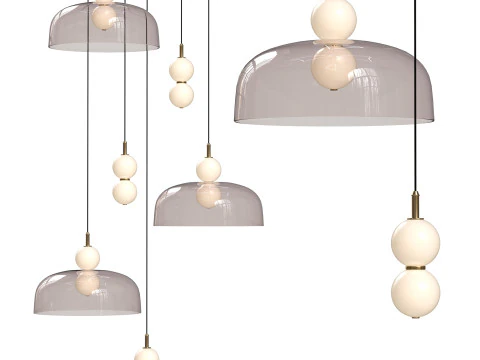 Lampadario Echo Shade Modello 3D