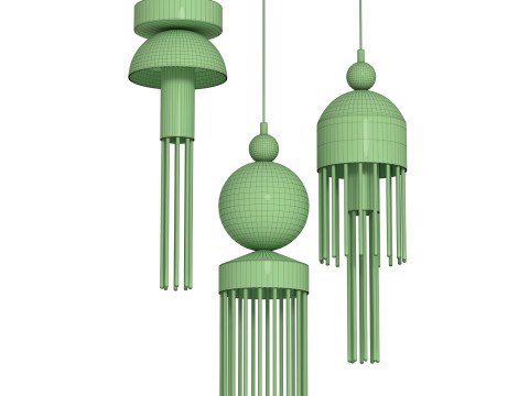 ImperiumLoft Pleiades Pendant Light 3D Model