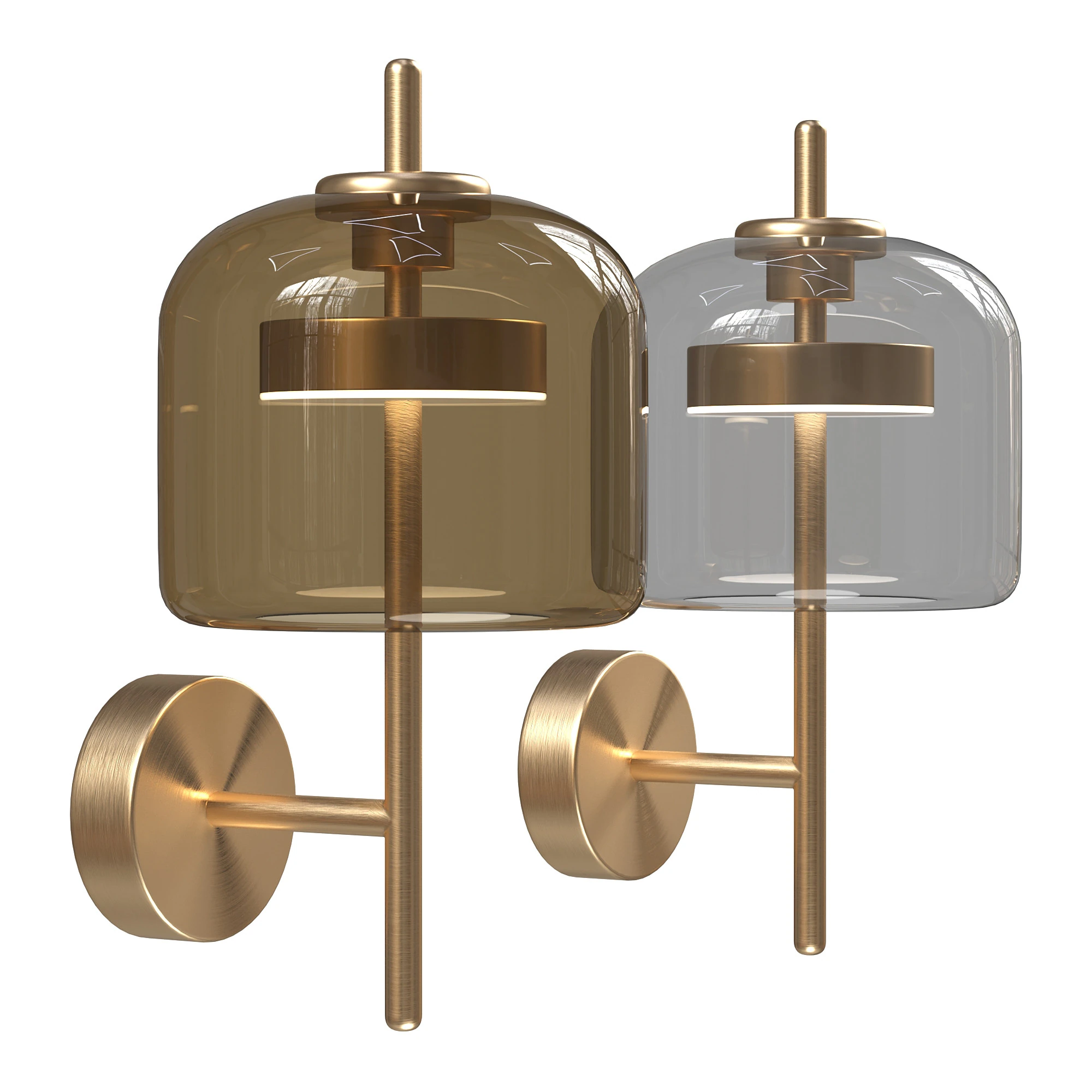 Jube LED Wall Sconce 3D Model .c4d .max .obj .3ds .fbx .stl .blend 