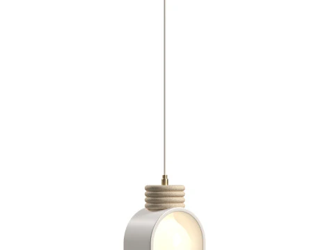 Lunar Pendant Lamp 3D Model
