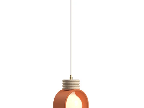 Lunar Pendant Lamp 3D Model