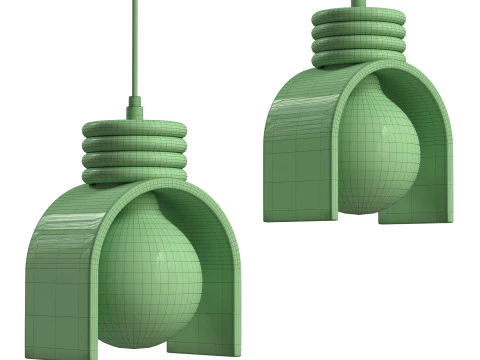 Lunar Pendant Lamp 3D Model