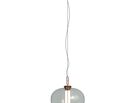 Pendant lamp Delight Collection Bia B amber 3D Model