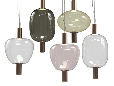 Vistosi Riflesso Pendant Light Model 3D