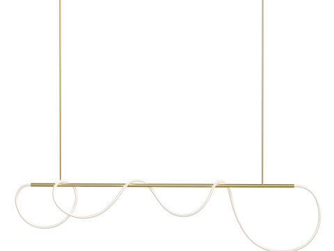 Warrick Chandelier Black Model 3D