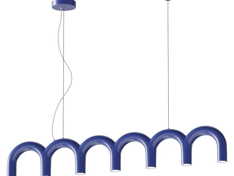 Arch Pendant Lamp 3D Model