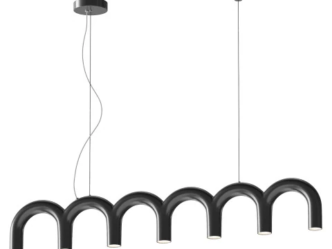 Arch Pendant Lamp 3D Model