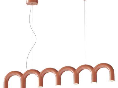 Arch Pendant Lamp 3D Model