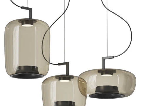 Brokis Double Pendant lamp 3D Model