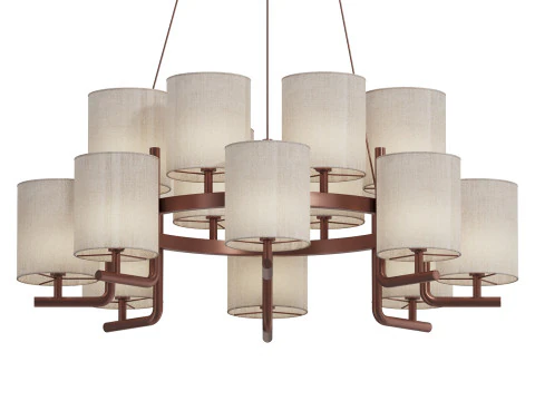 샹들리에 Cipriani Homood Sesto Senso S586 3D 모델