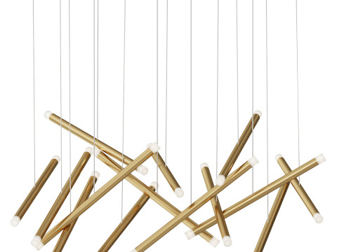 Dutti D0068 LED 枝形吊灯 现代 14 3D 模型