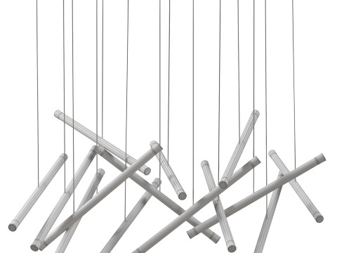 Dutti D0068 LED 枝形吊灯 现代 14 3D 模型