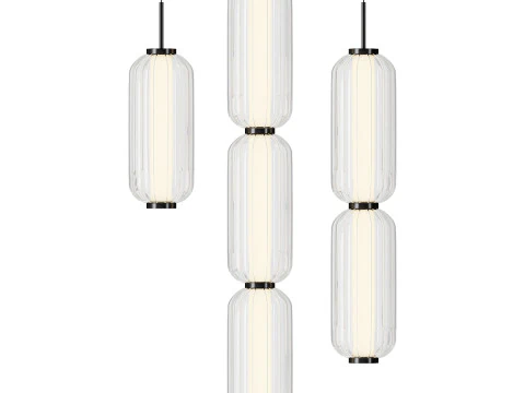 Candeeiro suspenso Elma da Aromas Del Campo Modelo 3D