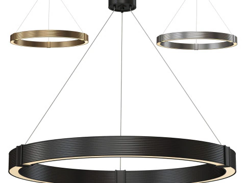 Lustre LED Hughes Modelo 3D