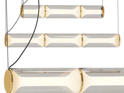 Lasvit Miles Pendelleuchten 3D Modell