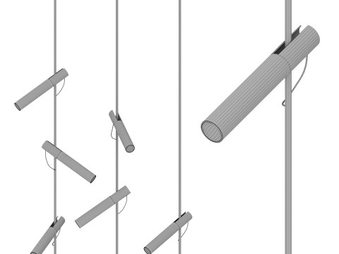 Modern LED Pendant Light 3D Model