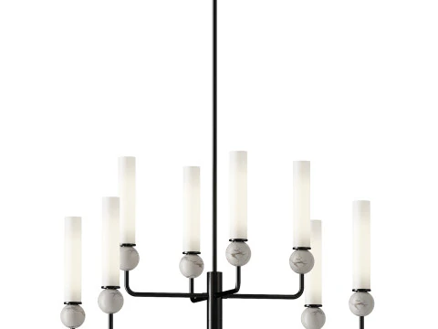 Pendant lamp DELIE by Aromas 3D Model