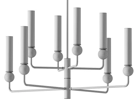 Pendant lamp DELIE by Aromas 3D Model