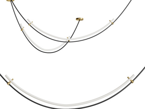 Pendant lamp RILDA 3D Model