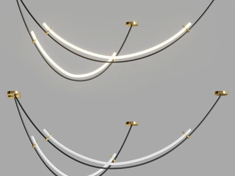Pendant lamp RILDA 3D Model